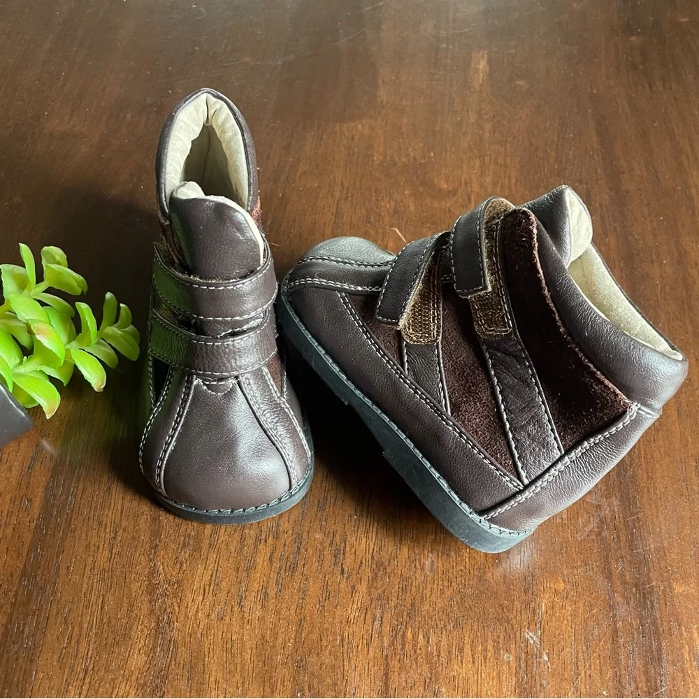 See Kai Run Rocky Brown Boots Toddler Boy Size 5